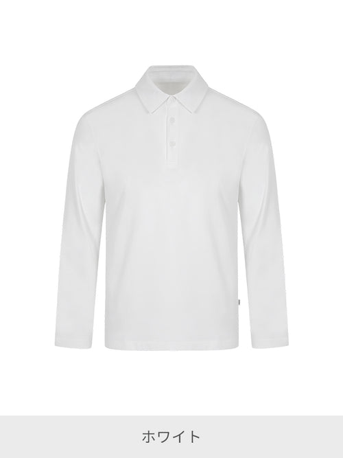 NEW Airy Fit メンズ ライト裏起毛 スマートカラートップ (長袖) - andar JAPAN