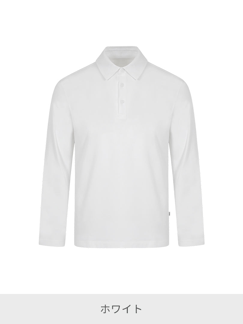 NEW Airy Fit メンズ ライト裏起毛 スマートカラートップ (長袖)