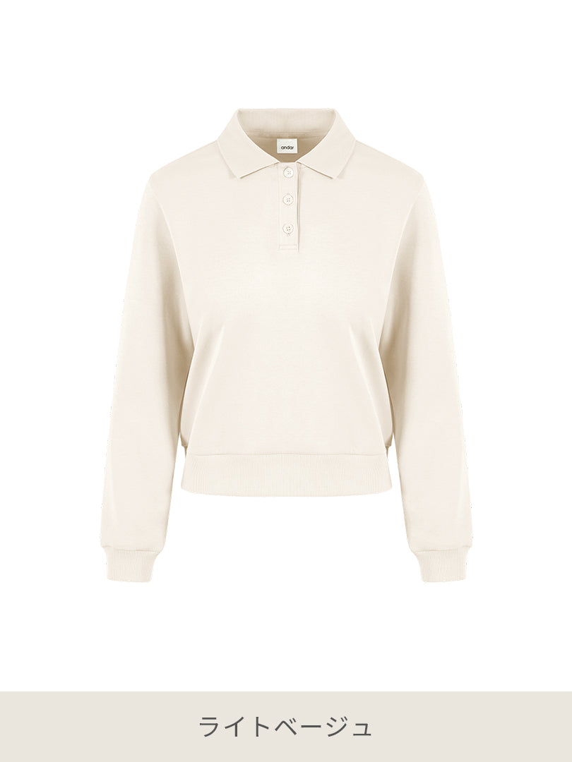 Mildmooth ポロスウェット