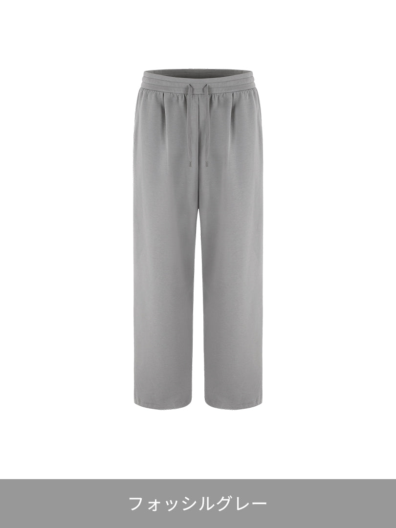 [SET] Mildmooth メンズ セットアップ (ワイドパンツ＋ジップアップ)