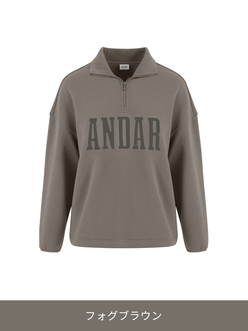 [SET] Mildmooth フリース セットアップ（カラージップアップ＋ワイドパンツ）＋シームレスショーツプレゼント - andar JAPAN