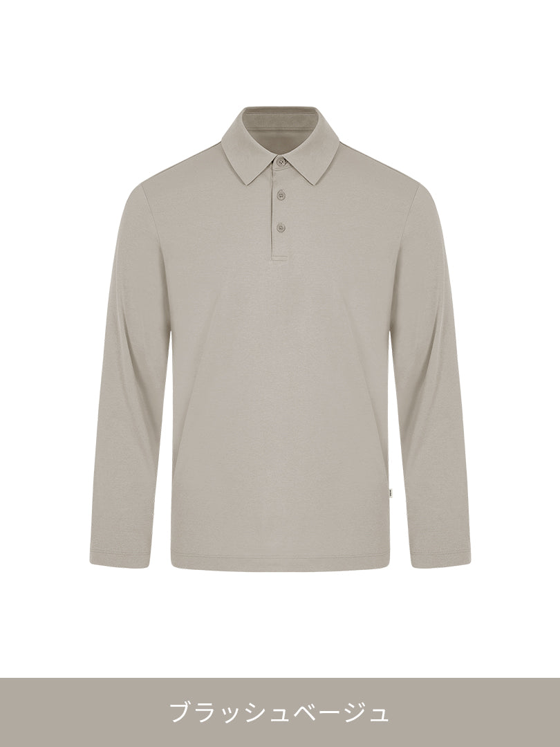 [2SET] NEW Airy Fit メンズ ライト裏起毛 スマートカラートップ (長袖)