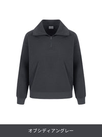 Airy Fit 裏起毛襟付きジップアップ - andar JAPAN