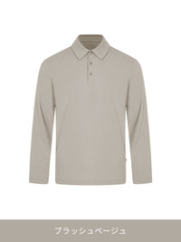 [2SET] NEW Airy Fit メンズ ライト裏起毛 ポロシャツ (長袖)