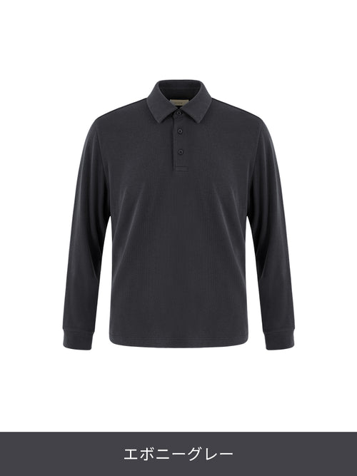 [OUTLET][2SET] Primeknit メンズ ニットポロ (長袖) - andar JAPAN