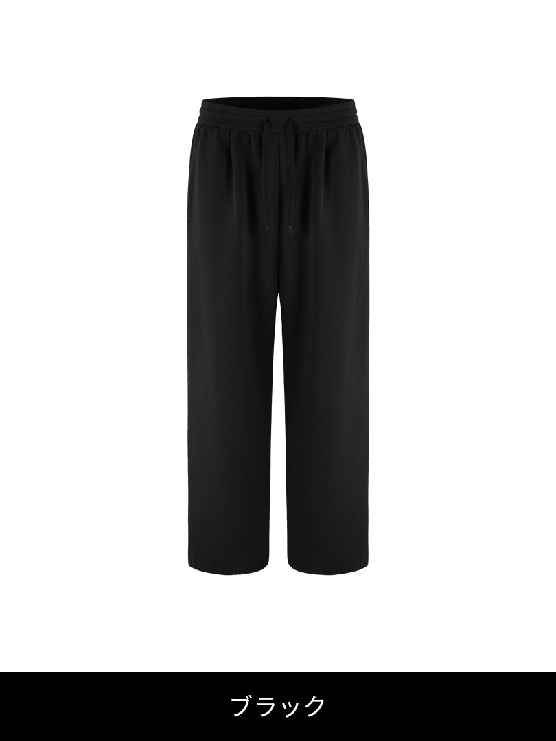 [SET] Mildmooth メンズ セットアップ (ワイドパンツ＋ジップアップ)