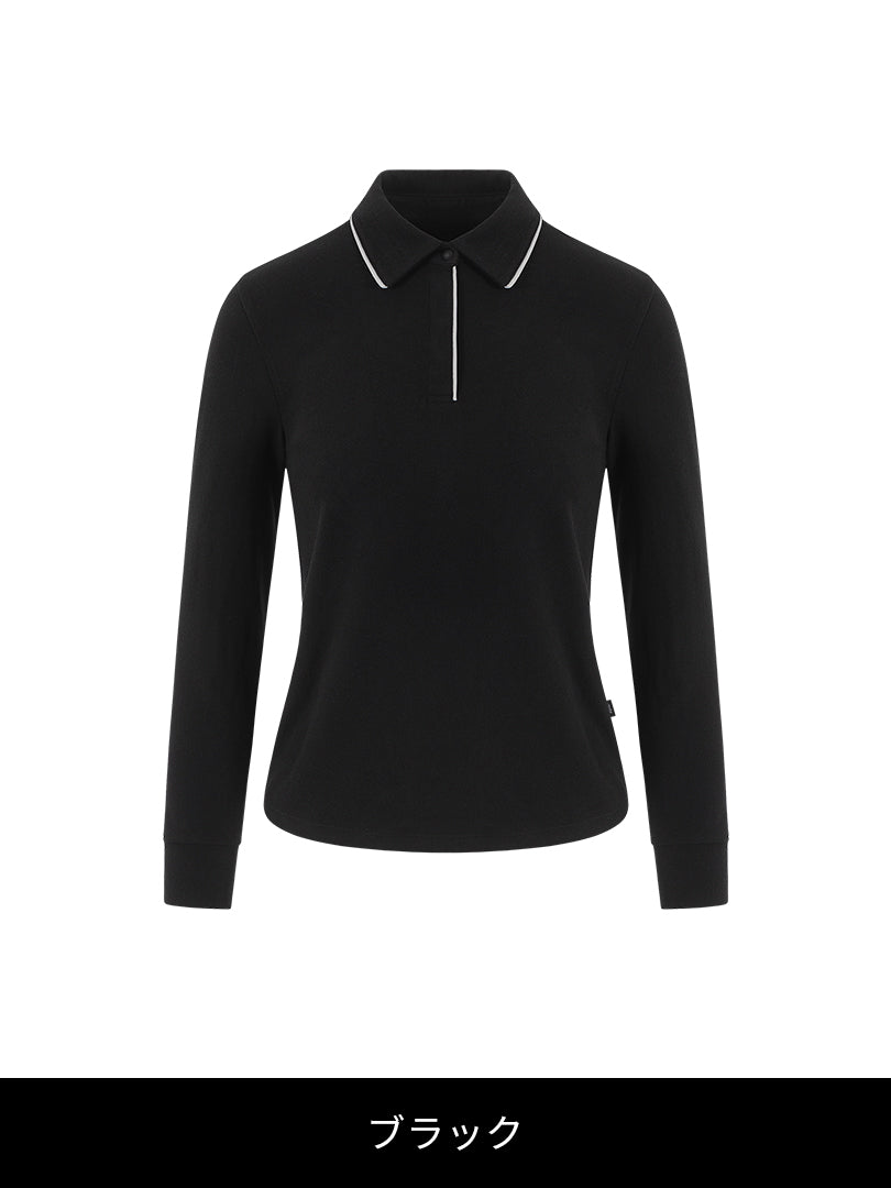Active Warm プラス ポイント ポロ ロングスリーブ