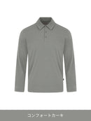 NEW Airy Fit メンズ ライト裏起毛 スマートカラートップ (長袖) - andar JAPAN