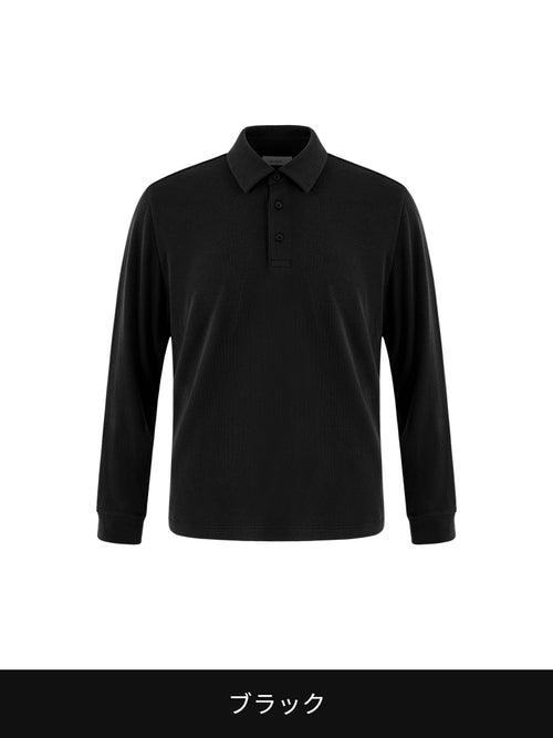 [OUTLET][2SET] Primeknit メンズ ニットポロ (長袖) - andar JAPAN