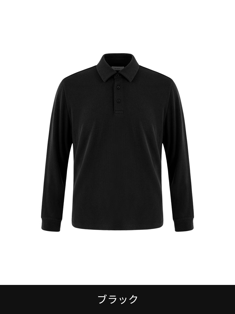 [OUTLET][2SET] Primeknit メンズ ニットポロ (長袖) - andar JAPAN