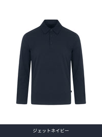 [2SET] NEW Airy Fit メンズ ライト裏起毛 ポロシャツ (長袖)＋クラシックソックス贈呈 - andar JAPAN