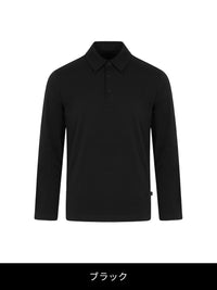 [2SET] NEW Airy Fit メンズ ライト裏起毛 ポロシャツ (長袖)＋クラシックソックス贈呈 - andar JAPAN