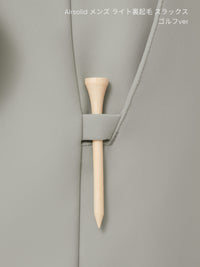 [SET] メンズ ライト裏起毛 オフィスセットアップ (Airsolid スラックス＋Airy Fit ポロシャツ)＋クラシックソックス贈呈