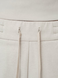 [SET] Airy Fit 裏起毛セットアップ (スリムフィットTシャツ＋ワイドパンツ)