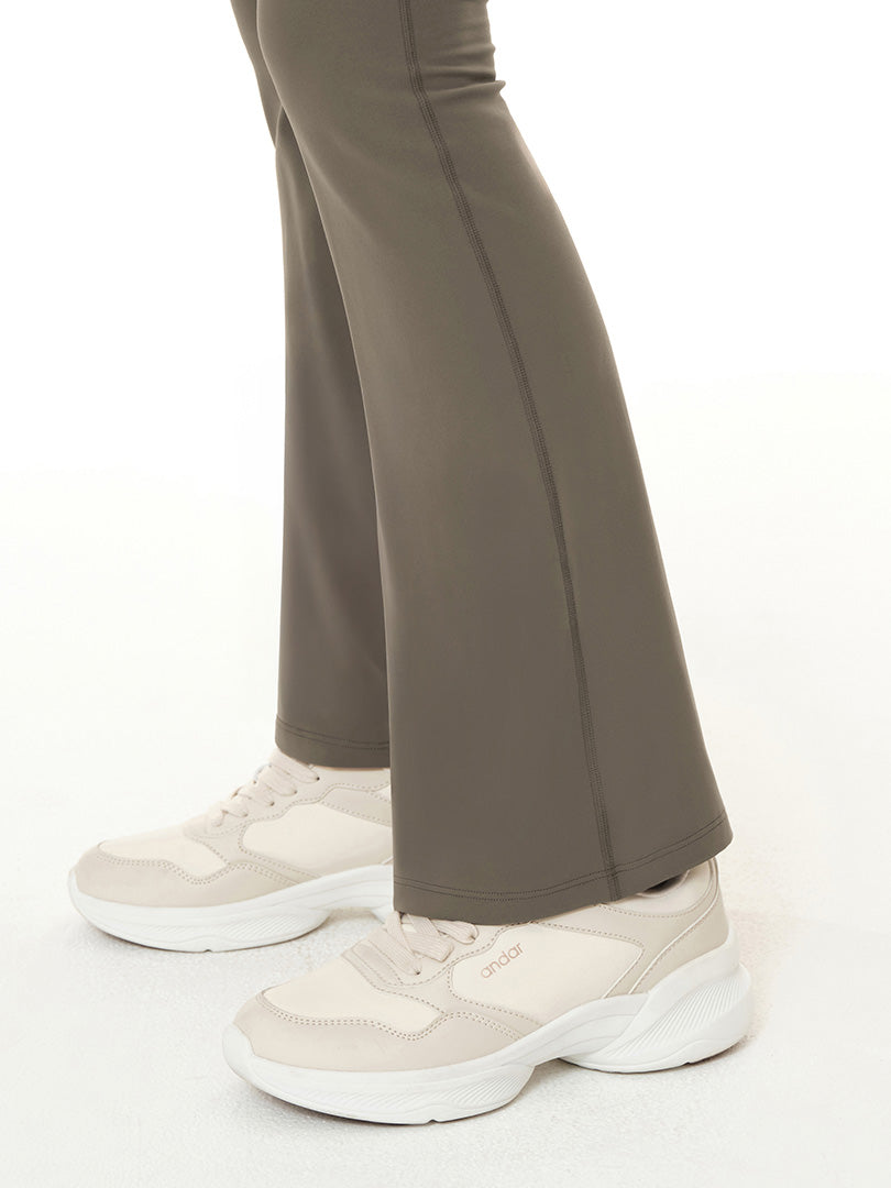 [SET] シーンレスセットアップ  (Airywin 裏起毛シャロンフレアレギンス+NEW Airy Fit スタンダードフィット Tシャツ (長袖))