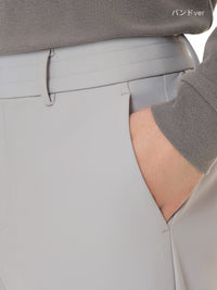 [SET] メンズ 起毛 スラックス 2種セット (Urbanactive ライト起毛スラックス+Airsolid ライト裏起毛 スラックス)