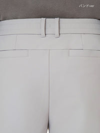 [2SET] Airsolid メンズ ライト裏起毛 スラックス (バンドver /  ゴルフver)＋クラシックソックス贈呈