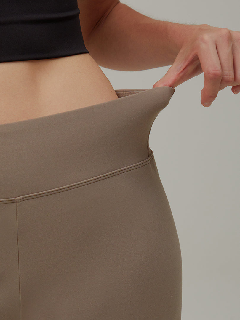 Airywin セミ裏起毛ワイドレギンス