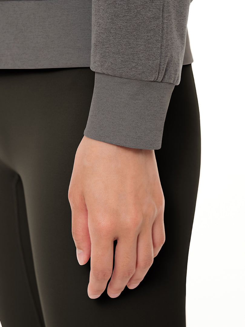 Airy Fit 裏起毛襟付きジップアップ