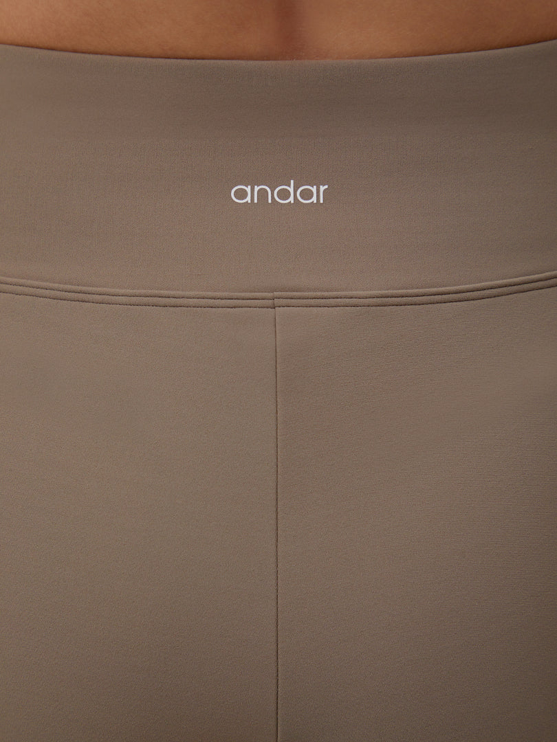 [1+1] Airywin セミ裏起毛ワイドレギンス - andar JAPAN