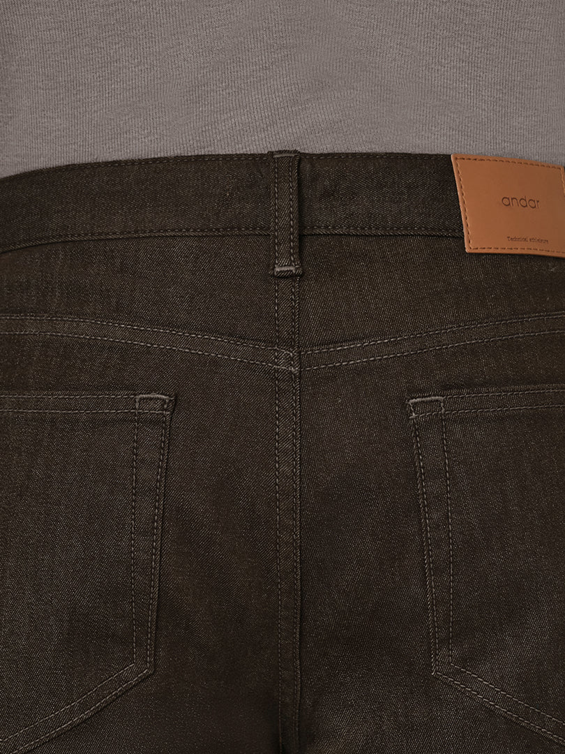 Airdenim メンズ スリムテーパードパンツ - andar JAPAN