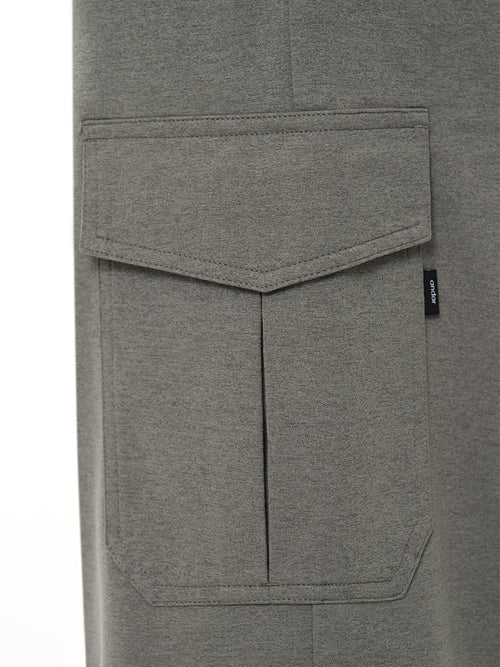 Airy Fit 裏起毛 セミワイド カーゴパンツ - andar JAPAN