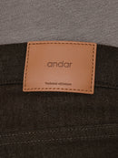 Airdenim メンズ スリムテーパードパンツ - andar JAPAN