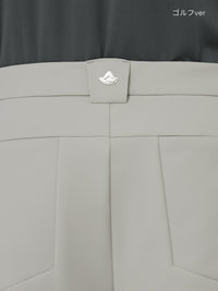 [2SET] Airsolid メンズ ライト裏起毛 スラックス (バンドver /  ゴルフver)＋クラシックソックス贈呈