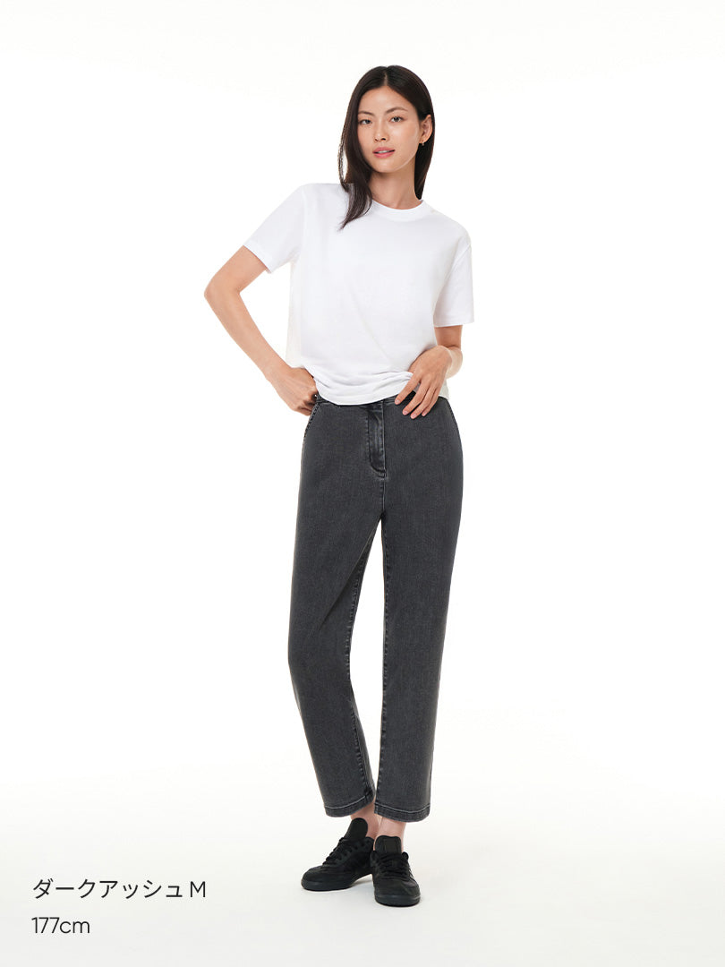 airdenim アンクル デニムパンツ (グレージーンズ)