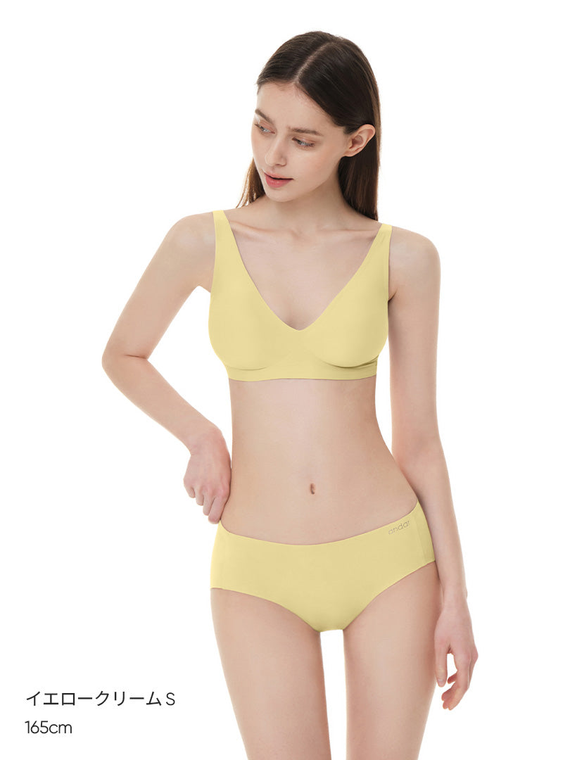 [3SET] andar オールデイフィット ブラ (パッド一体型 / 2タイプ選択可) - andar JAPAN