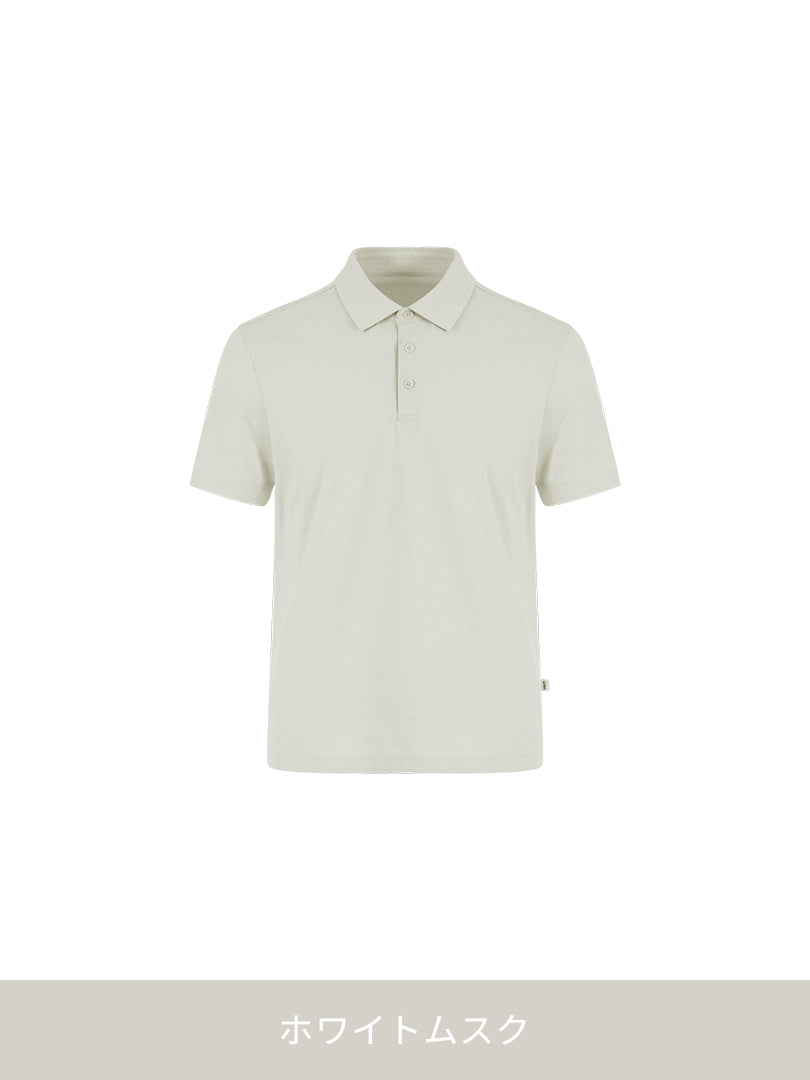 [SET] メンズビジカジセットアップ 半袖 (Urbanactive スラックス＋Airy Fit ポロシャツ)＋クラシックソックス贈呈 - andar JAPAN