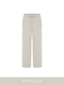 Airy Fit 裏起毛 セミワイド カーゴパンツ - andar JAPAN