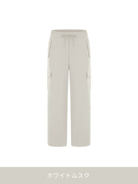 Airy Fit 裏起毛 セミワイド カーゴパンツ - andar JAPAN