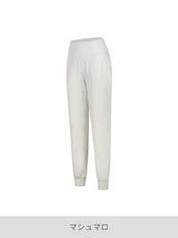 [SET] ゆったり裏起毛トレーニングセット (Airy Fit ピーチ起毛 スリムフィットT(長袖)+Airmooth 裏起毛 ジョガーフィット レギンス) - andar JAPAN