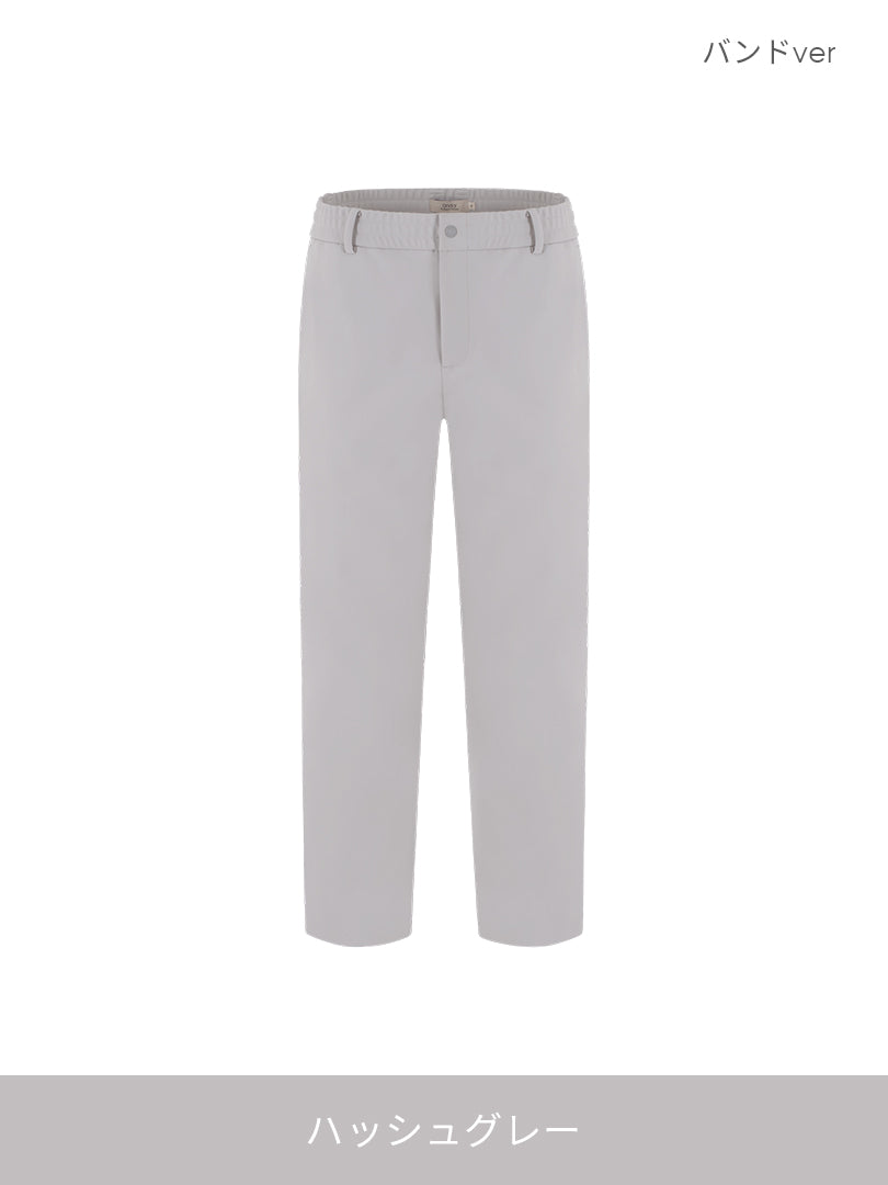 [2SET] Airsolid メンズ ライト裏起毛 スラックス (バンドver /  ゴルフver)＋クラシックソックス贈呈