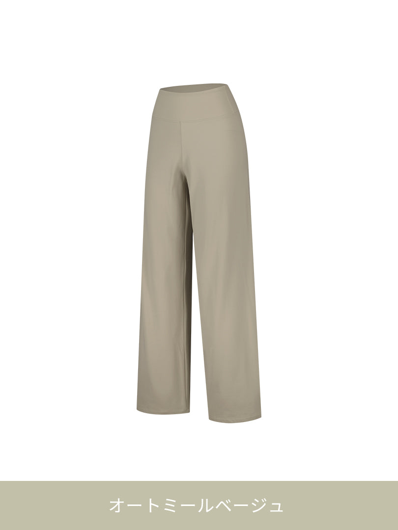 Airywin セミ裏起毛ワイドレギンス