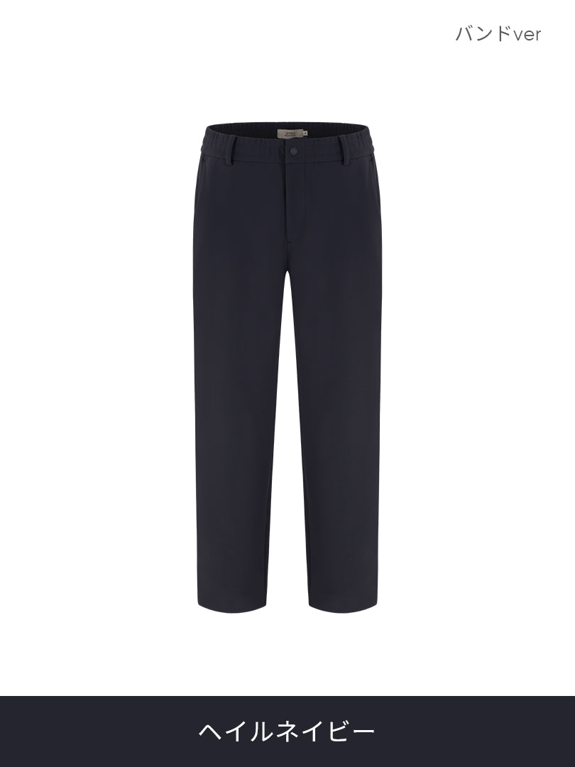Airsolid メンズ ライト裏起毛 スラックス (バンドver / ゴルフver)