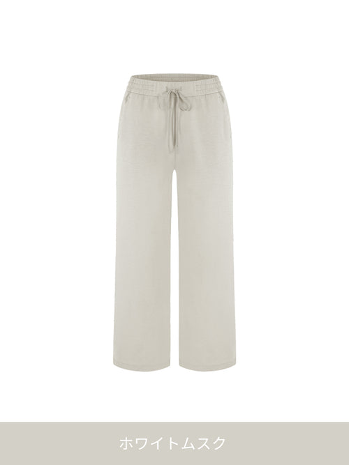 Airy Fit 裏起毛 ワイドパンツ - andar JAPAN