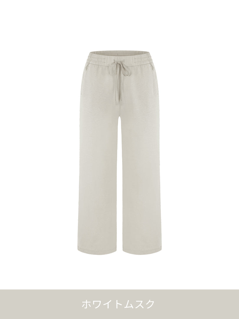 [SET] 冬のカバーアップセット(Airy Fit 裏起毛 ワイドパンツ+Airywin 裏起毛 レギンス) - andar JAPAN