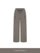 Mildmooth フリース ワイドパンツ - andar JAPAN