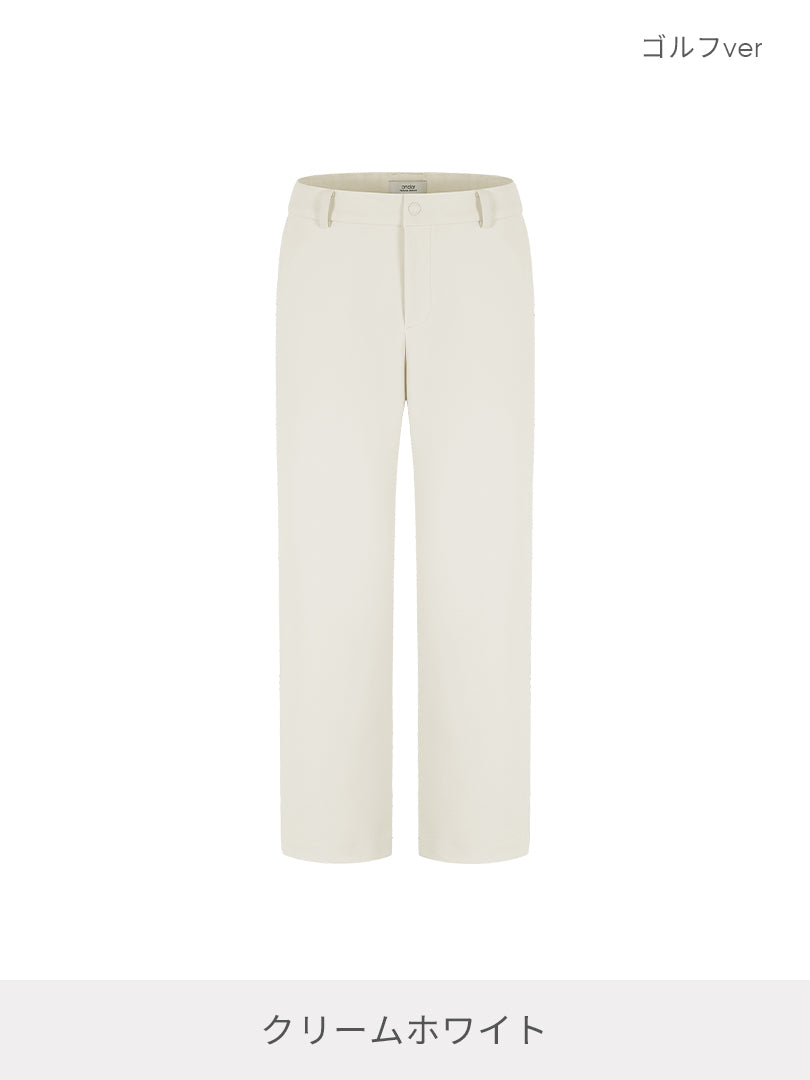 Airsolid メンズ ライト裏起毛 スラックス (バンドver / ゴルフver)