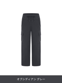 Airy Fit 裏起毛 セミワイド カーゴパンツ - andar JAPAN