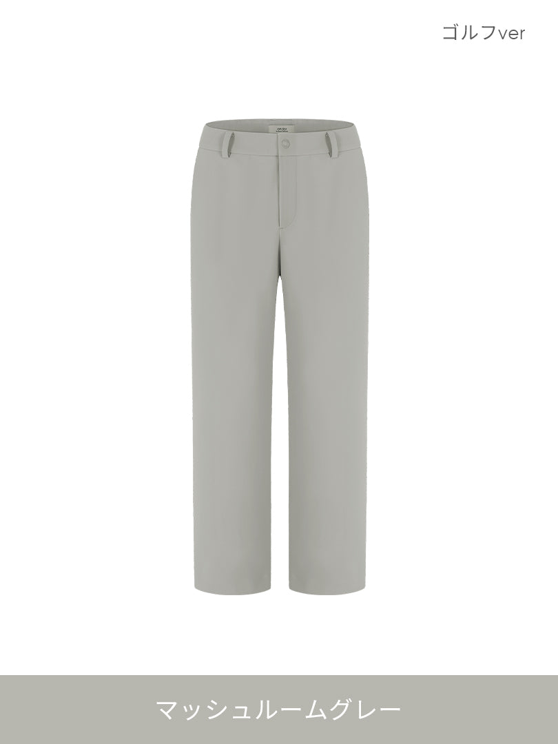 [SET] メンズ 起毛 スラックス 2種セット (Urbanactive ライト起毛スラックス+Airsolid ライト裏起毛 スラックス)