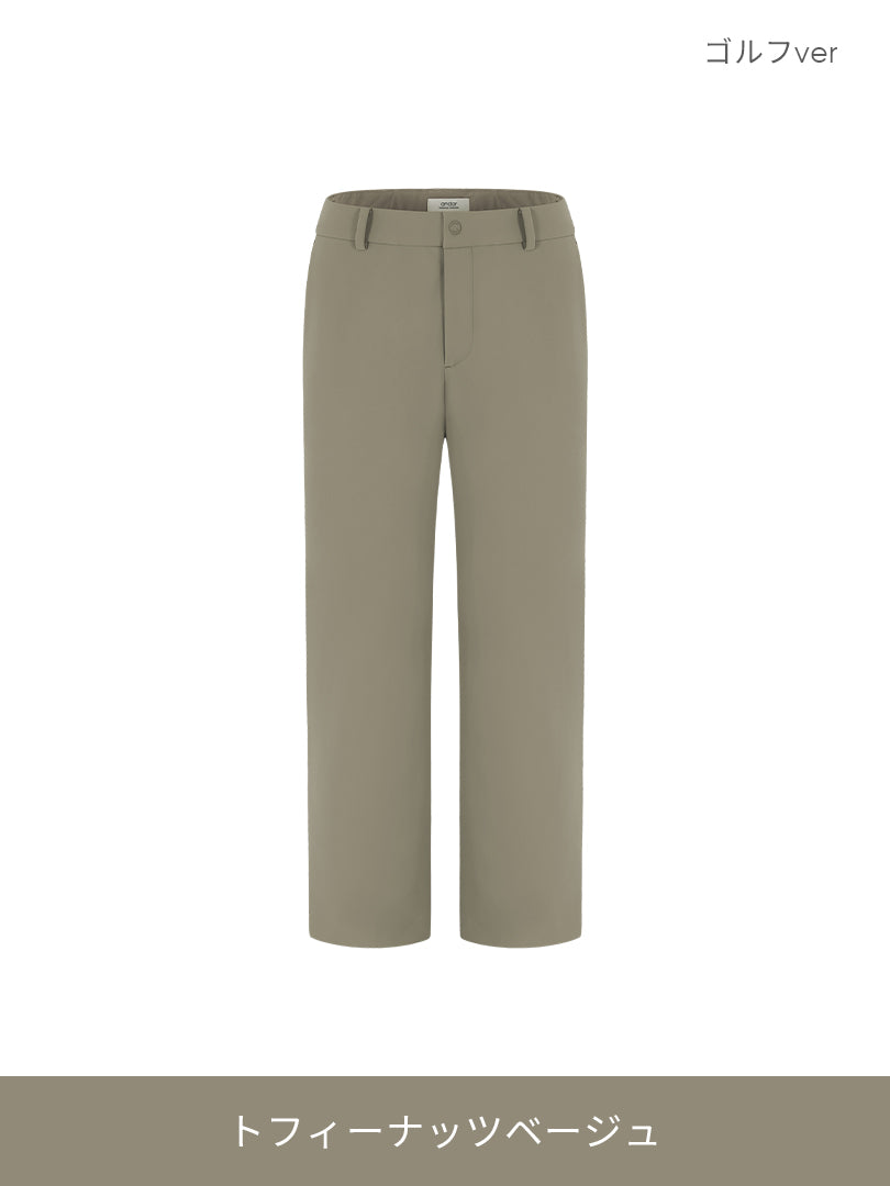 [SET] メンズ 起毛 スラックス 2種セット (Urbanactive ライト起毛スラックス+Airsolid ライト裏起毛 スラックス)