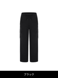 Airy Fit 裏起毛 セミワイド カーゴパンツ - andar JAPAN