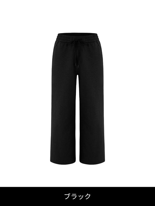 Airy Fit 裏起毛 ワイドパンツ - andar JAPAN