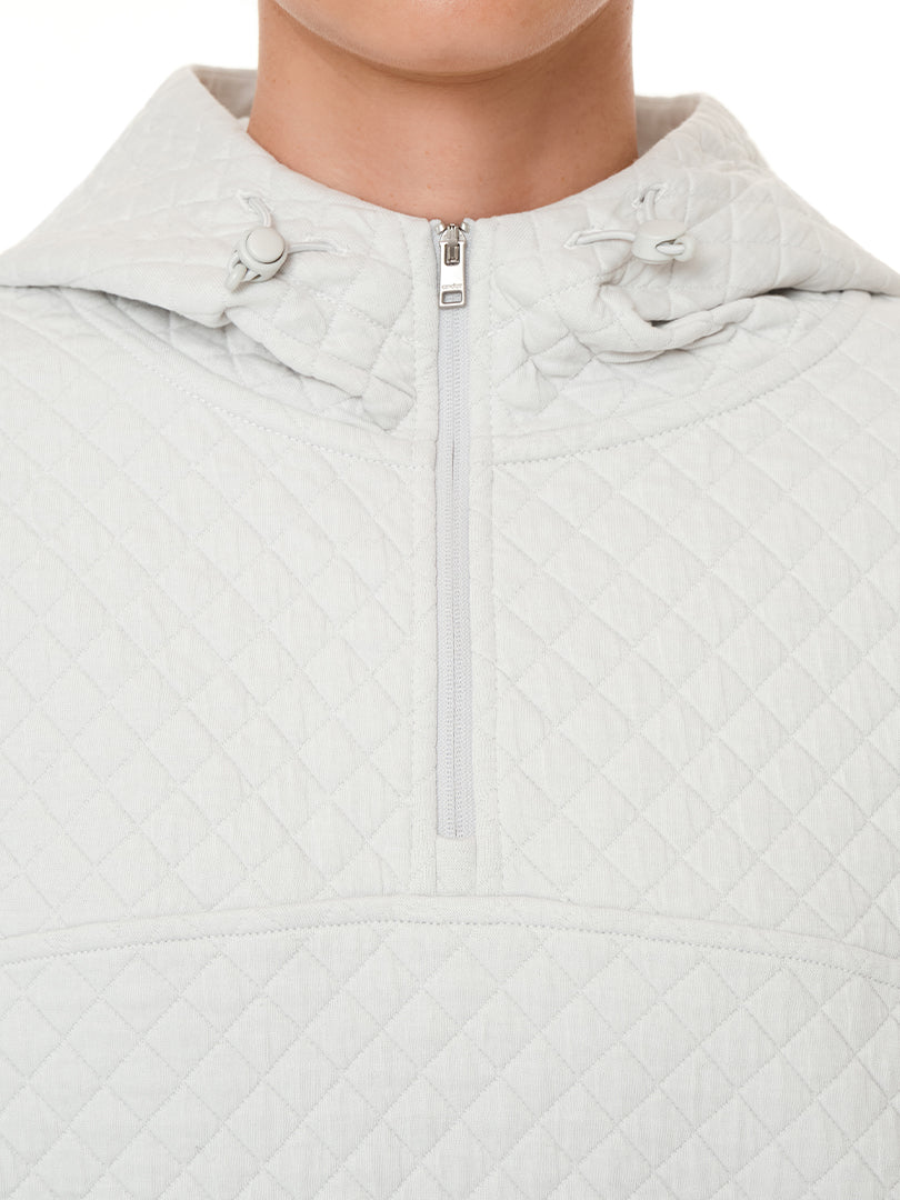 キルティング クロップド フーディプルオーバー - andar JAPAN