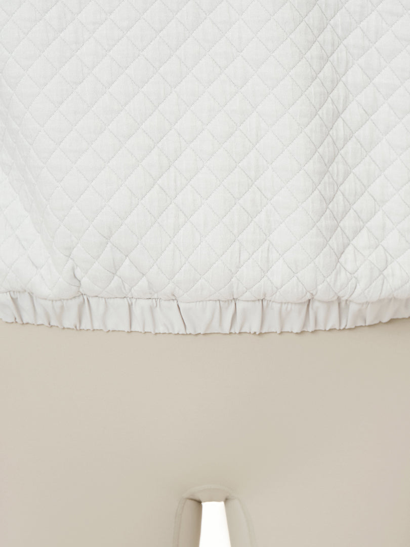 キルティング クロップド フーディプルオーバー - andar JAPAN