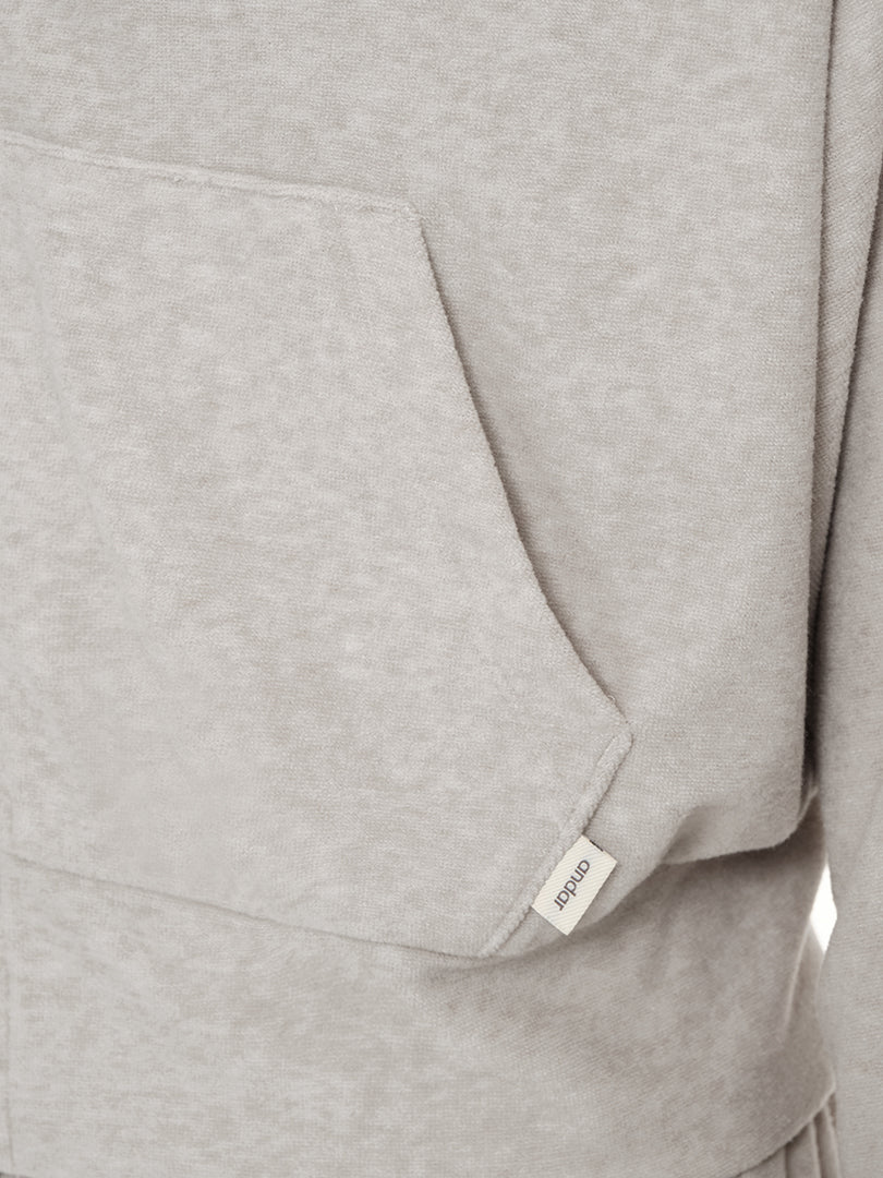 Dream Comfort クロップド フーディ ジップアップ - andar JAPAN