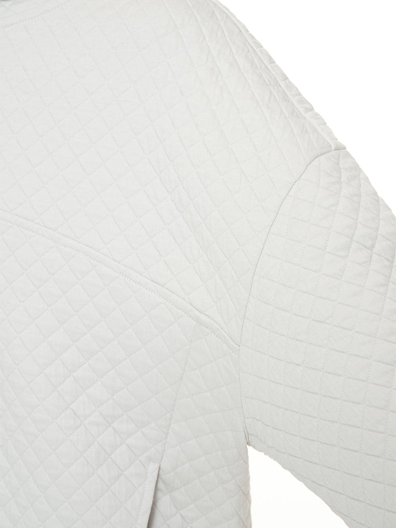 キルティング クロップド フーディプルオーバー - andar JAPAN